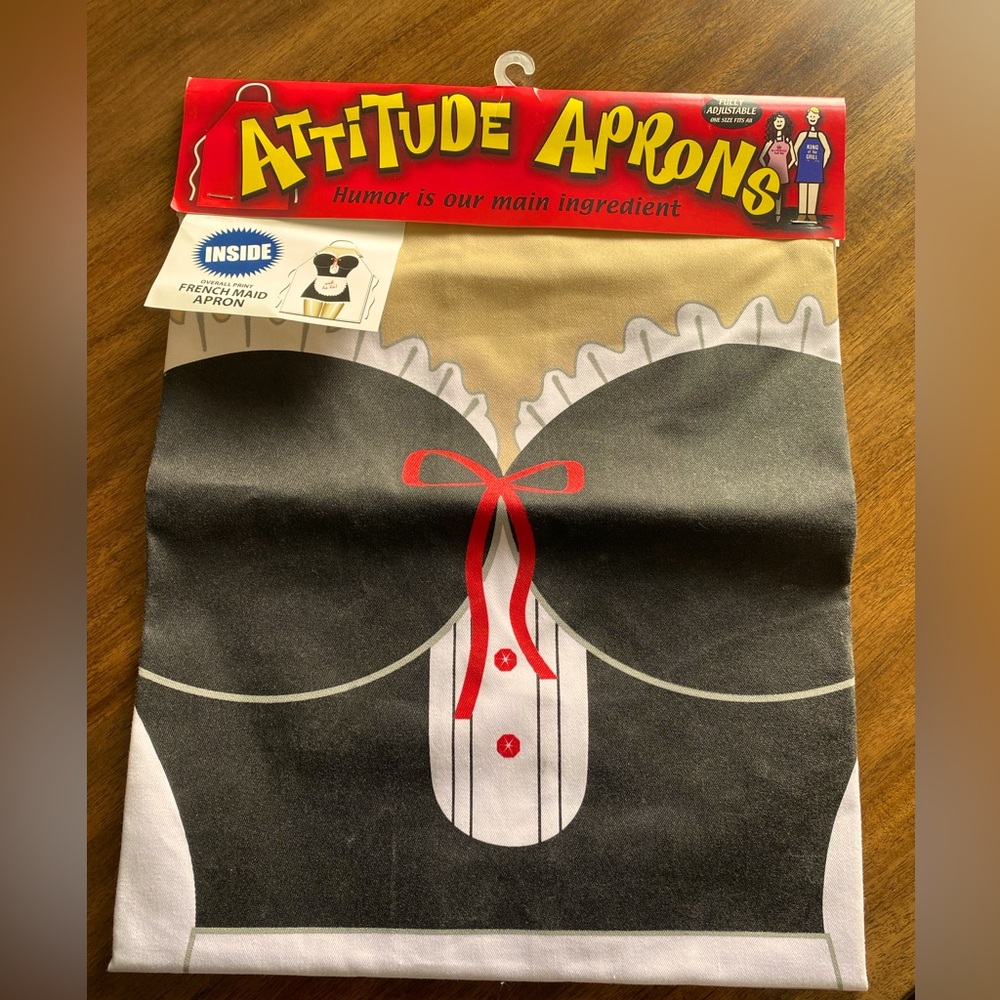 204. Attitude Apron, French Maid, ooh la la! New